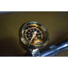 Oil Pressure Gauge LX Series 86 psi Brass Body